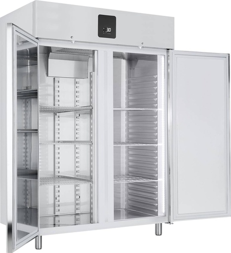 KBS Edelstahl-Gewerbetiefkühlschrank TKU 1422 GN 2/1