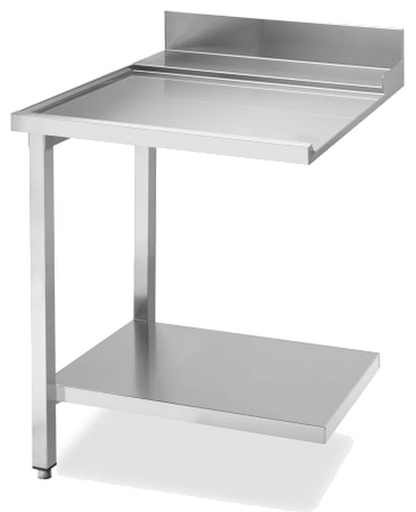 KBS Ablauftisch Breite 70cm mit Grundboden, Anbau links