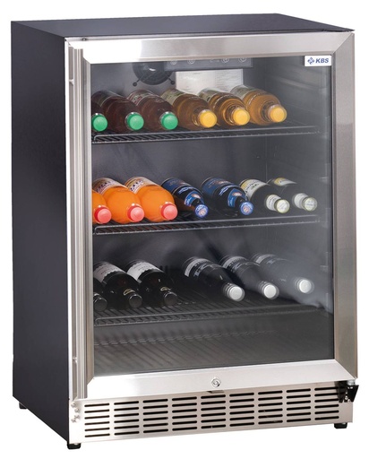 Glastürkühlschrank KBS 154 GU