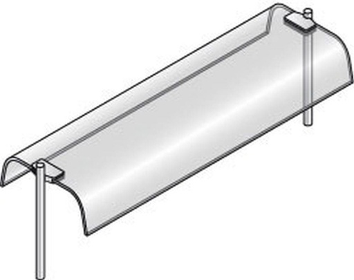 KBS HUS 5 - 2-40 Hustenschutz für Einbauwanne und Einbauplatte