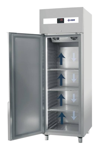 KBS Edelstahltiefkühlschrank TKU 753 Türanschlag links