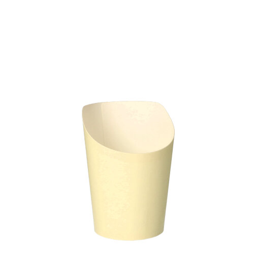 20 x 75 Snackbecher, Pappe "To Go" 0,16 l Ø 7,5 cm · 9,9 cm beige