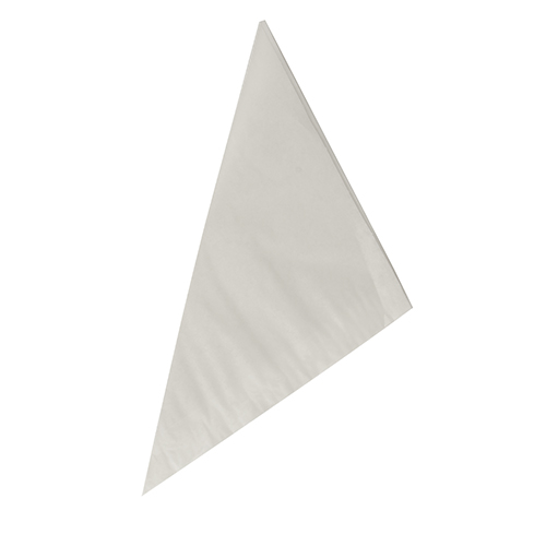 1000 Spitztüten, Cellulose, gefädelt 23 cm x 23 cm x 32,5 cm weiss Füllinhalt 250 g