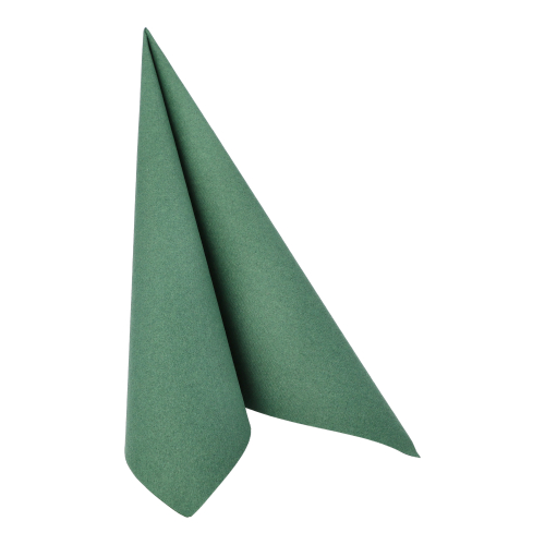 50 Servietten "ROYAL Collection" 1/4-Falz 40 cm x 40 cm dunkelgrün