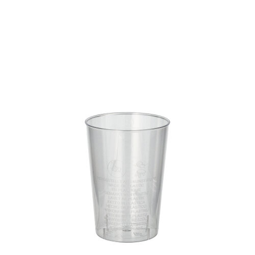 40 Trinkbecher, PS 0,1 L Ø 5,5 cm · 7,5 cm glasklar