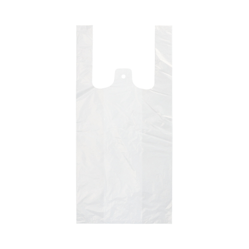 200 Hemdchen-Tragetaschen, HDPE 42 cm x 21 cm x 13 cm weiss