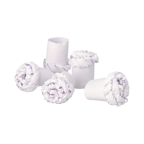 100 Geflügelmanschetten "pure" Ø 1,8 cm · 4,5 cm weiss
