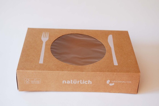 Catering-Box klein 360×250×80 mm – 110 Stück
