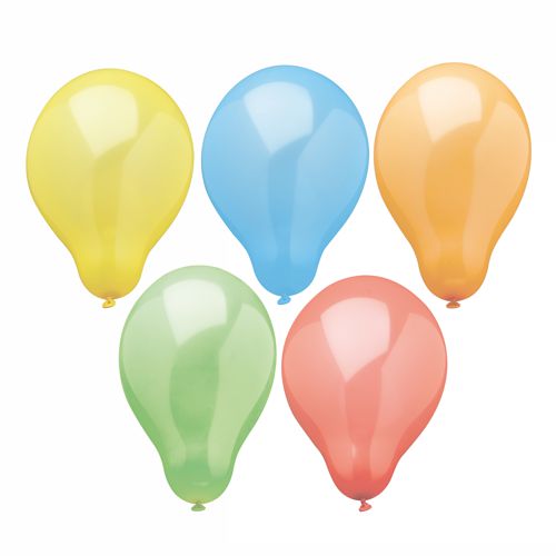 10 Luftballons Ø 19 cm farbig sortiert "Rainbow"