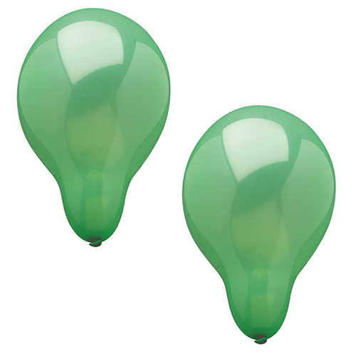 5 x 100 Luftballons Ø 25 cm grün