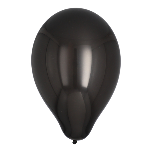 10 Luftballons Ø 25 cm schwarz