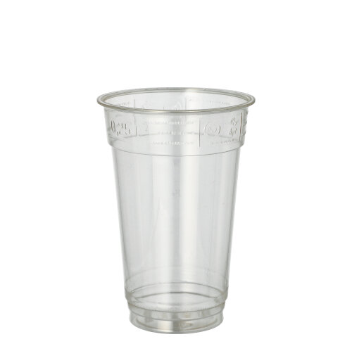 50 Trinkbecher "Hurricane", PET 0,25 L Ø 7,8 cm · 11,5 cm glasklar
