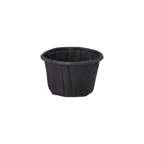 250 Dressingbecher, Papier 25 ml Ø 4,4 cm · 2,8 cm schwarz
