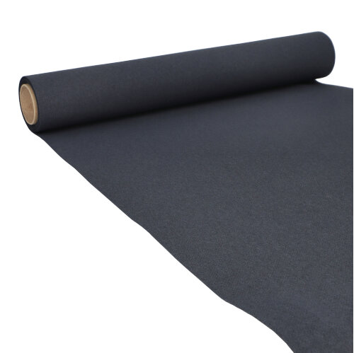 6 x Tischläufer, Tissue "ROYAL Collection" 5 m x 40 cm schwarz