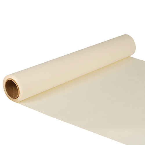 6 x Tischläufer, Tissue "ROYAL Collection" 5 m x 40 cm champagner