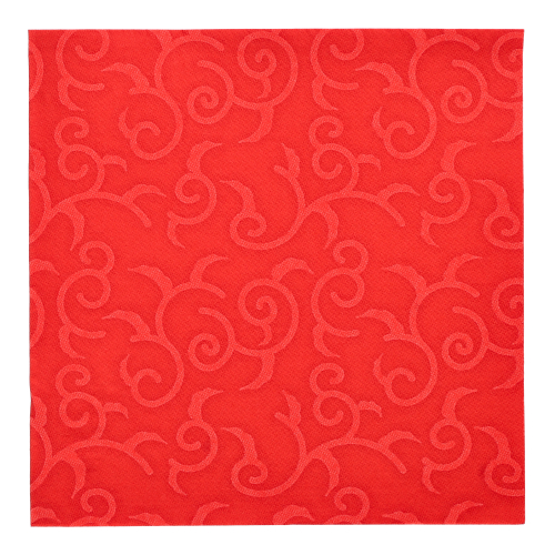50 Servietten "ROYAL Collection" 1/4-Falz 40 cm x 40 cm rot "Casali"