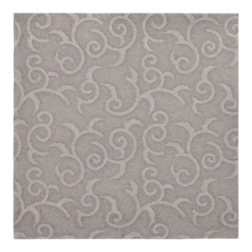 50 Servietten "ROYAL Collection" 1/4-Falz 40 cm x 40 cm grau "Casali"