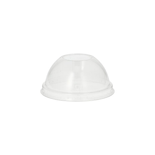 50 Dom-Deckel "Hurricane", PET rund Ø 7,8 cm · 3,8 cm glasklar ohne Lochung