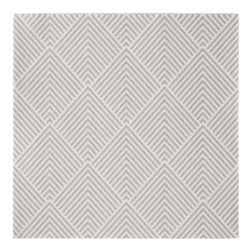 50 Servietten "ROYAL Collection" 1/4-Falz 40 cm x 40 cm grau "Elegance"
