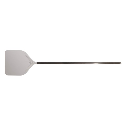 Pizzaschaufel aus Aluminium, 425 x 400 mm, schwarzer Stiel