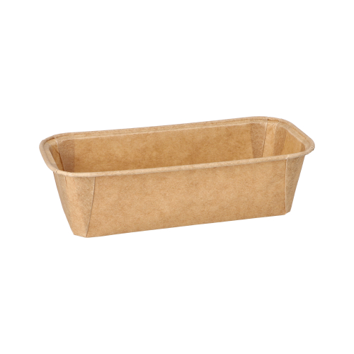 8 x 25 Backformen eckig 523 ml 5 cm x 8,5 cm x 18,8 cm braun