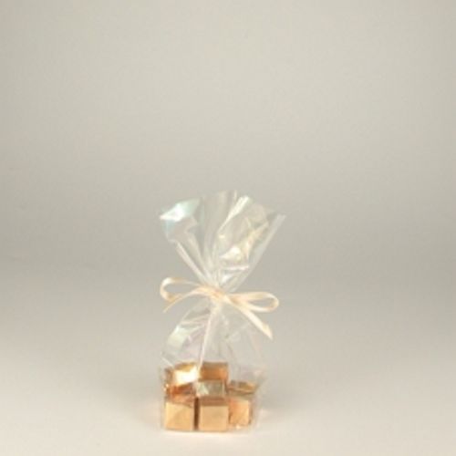 4 x 300 Bodenbeutel, Zellglas "pure" 17,3 cm x 11,5 cm x 4 cm transparent