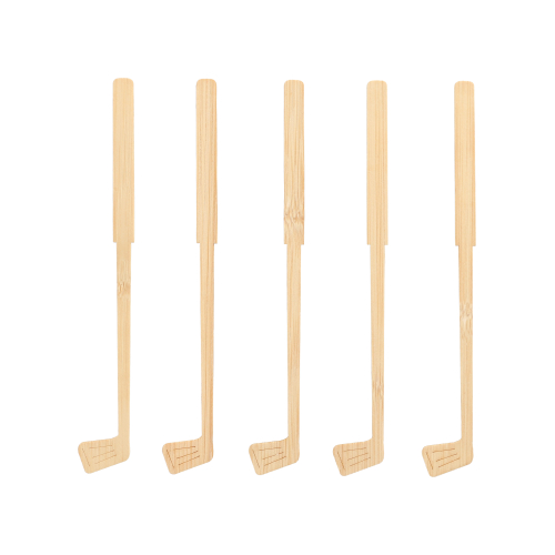10 x 100 Getränke-Quirle, Bambus "pure" 15 cm "Golf"