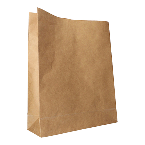 2 x 250 Blockbodenbeutel, Kraftpapier 40 cm x 32 cm x 11 cm braun
