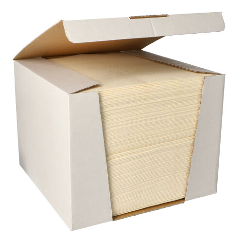 100 Servietten "ROYAL Collection" 1/4-Falz 40 cm x 40 cm champagner