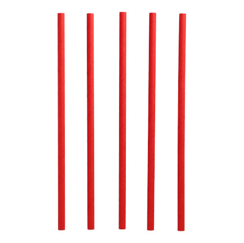 50 x 135 Shake-Halme, Papier Ø 8 mm · 25 cm rot