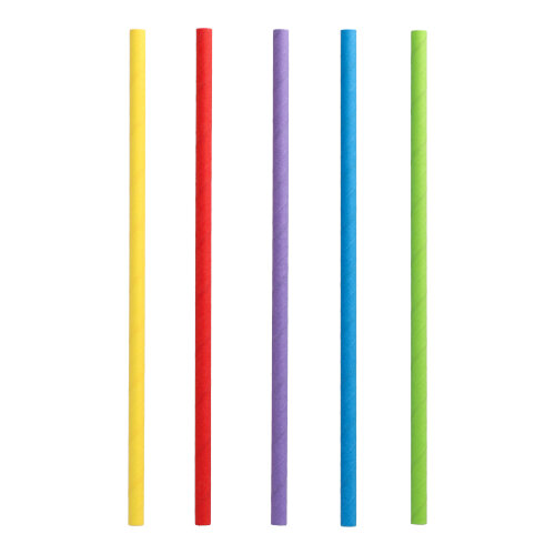 50 x 135 Shake-Halme, Papier Ø 8 mm · 25 cm farbig sortiert