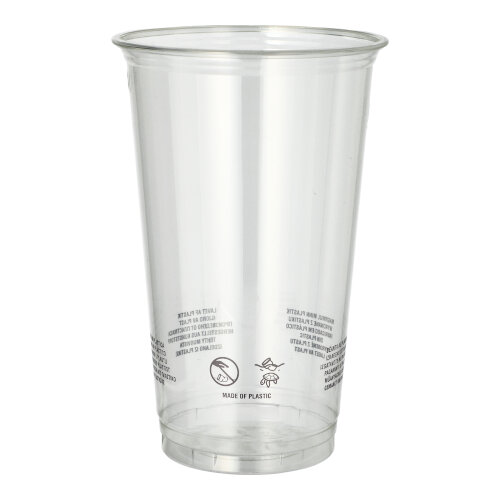 50 Trinkbecher R-PET 0,5 L Ø 9,5 cm · 14,7 cm glasklar