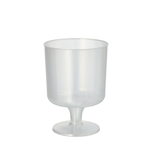 9 x 10 Mehrweg-Stiel-Gläser für Rotwein PP 0,2 l Ø 7,2 cm · 10 cm einteilig, unzerbrechlich