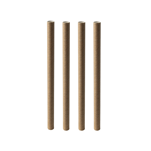6 x 200 Bubble Tea Halme Papier "pure" Ø 12 mm · 20 cm braun