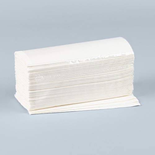 120 Blatt Handtuchpapier C-Falz 50 cm x 25 cm hochweiss 1-lagig