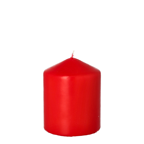 8 x Stumpenkerze Ø 80 mm · 100 mm tangorot