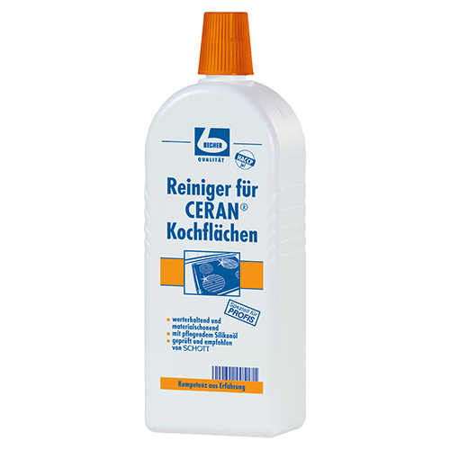 8 x "Dr. Becher" Reiniger 500 ml für Glaskeramik Kochflächen