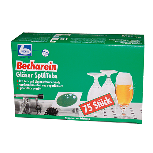 10 x "Dr. Becher" Becharein Gläser SpülTabs 500 ml