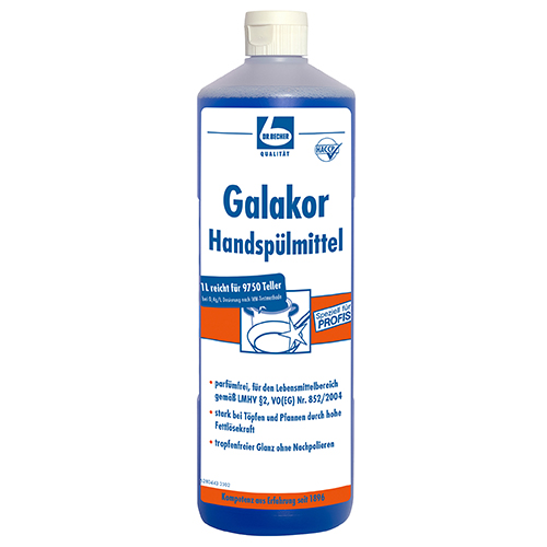 10 x "Dr. Becher" Handspülmittel Galakor 1 l