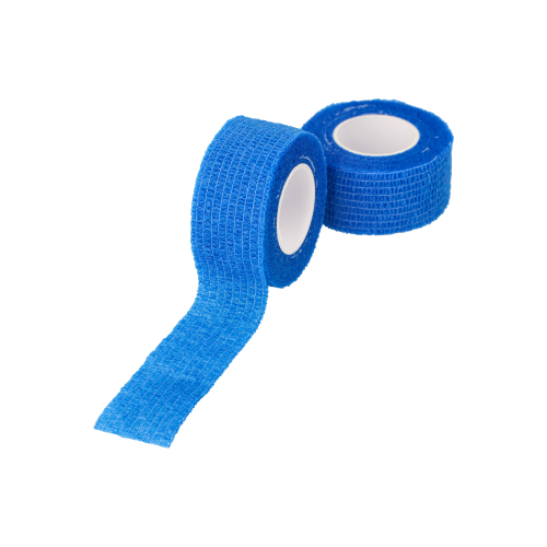 15 x 2 Rollen Pflaster / Bandagen selbsthaftend 5 m x 2,5 cm blau