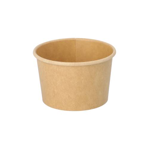 10 x 50 Eisbecher, Pappe 125 ml Ø 7,5 cm · 4,8 cm braun