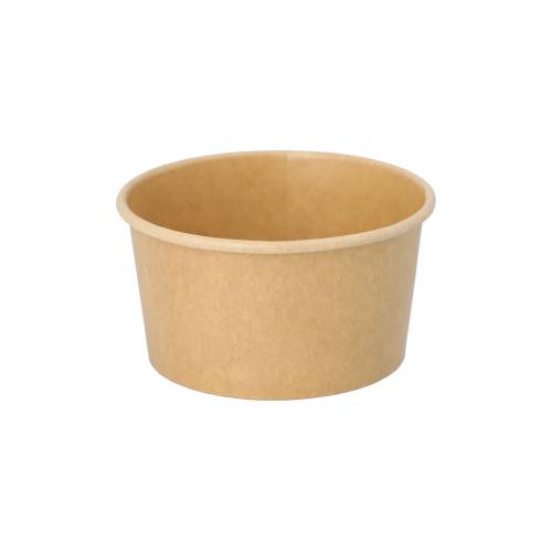 10 x 50 Eisbecher, Pappe 200 ml Ø 9,2 cm · 5 cm braun