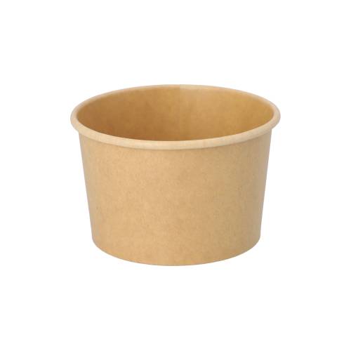 10 x 50 Eisbecher, Pappe 275 ml Ø 9,6 cm · 6 cm braun