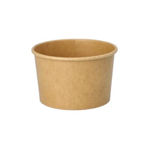 20 x 50 Eisbecher, Pappe 200 ml Ø 9,5 cm · 6 cm braun