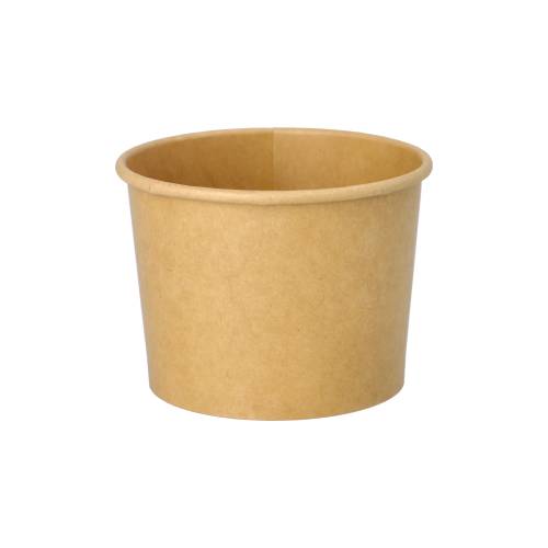 20 x 50 Eisbecher, Pappe 250 ml Ø 9,5 cm · 6,2 cm braun
