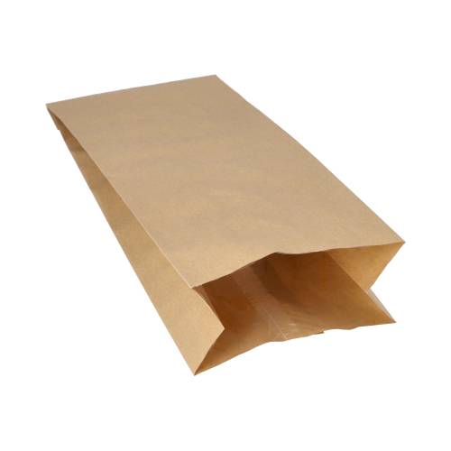 10 x 100 Warmhaltebeutel, Papier mit PE-Einlage 24 cm x 10,5 cm x 5,5 cm braun