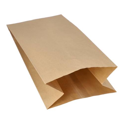 10 x 100 Warmhaltebeutel, Papier mit PE-Einlage 28 cm x 13 cm x 8 cm braun