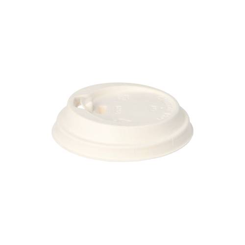 20 x 50 Dom-Deckel mit Verschluss Holzfaser "pure" Ø 9 cm · 2,2 cm weiss