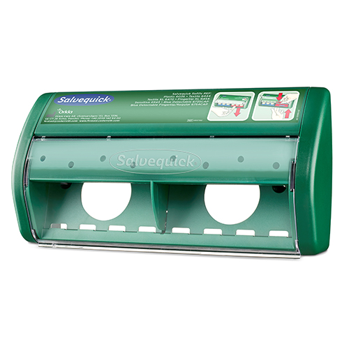 20 x "Cederroth" Salvequick, Pflasterspender 11,4 cm x 22,6 cm x 5,4 cm grün "leer"