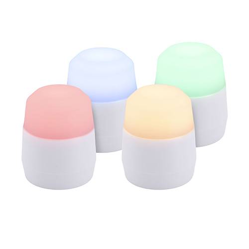8 x 4 LED-Teelichte Nachfüllpack Ø 4 cm · 5 cm farbig "Amsterdam" Leuchtdauer 12-40h